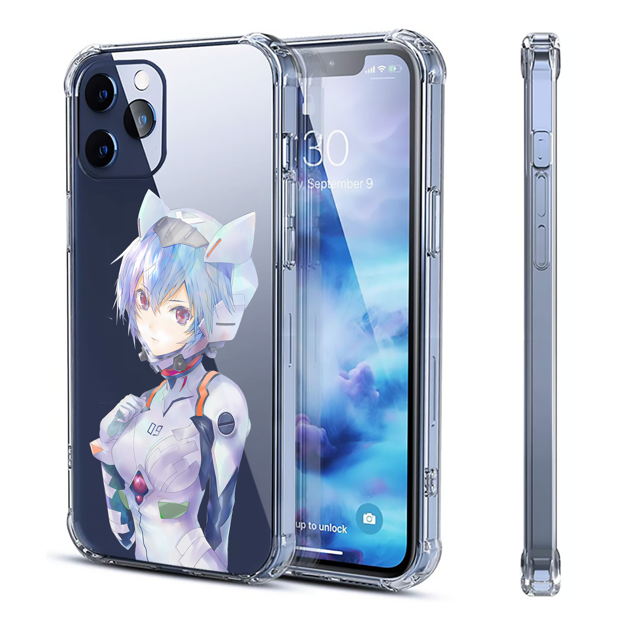 （画像用） EVA 新世紀エヴァンゲリオン 【iPhone 12シリーズ対応】透明スマホケース（クリアソフトケース）